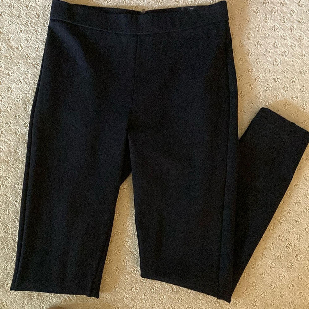 J.crew thick back zipper ponte pants